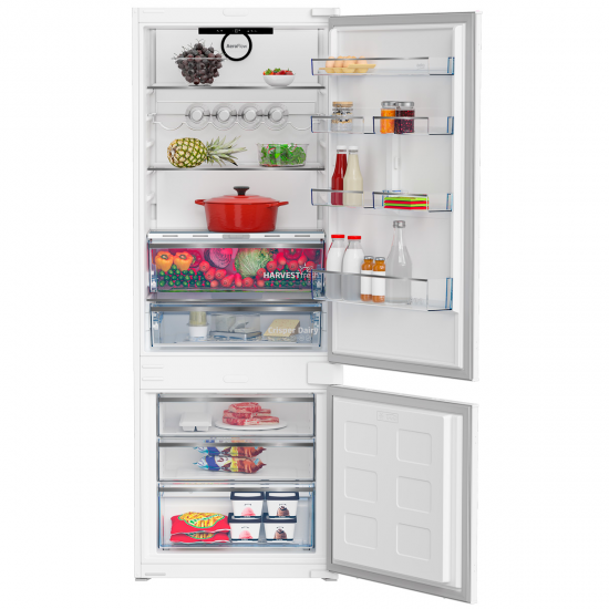 Frigorífico combi integrable Beko BCNE400E40SN 194x69 No Frost